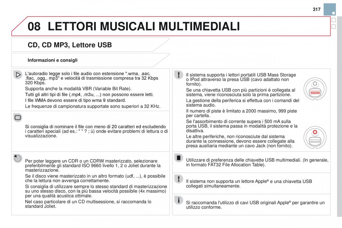 Citroen DS3 manuale del proprietario / page 319