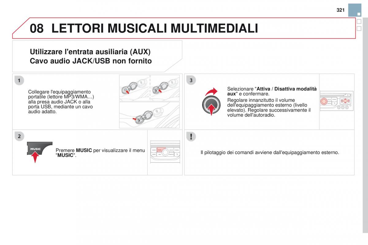 Citroen DS3 manuale del proprietario / page 323