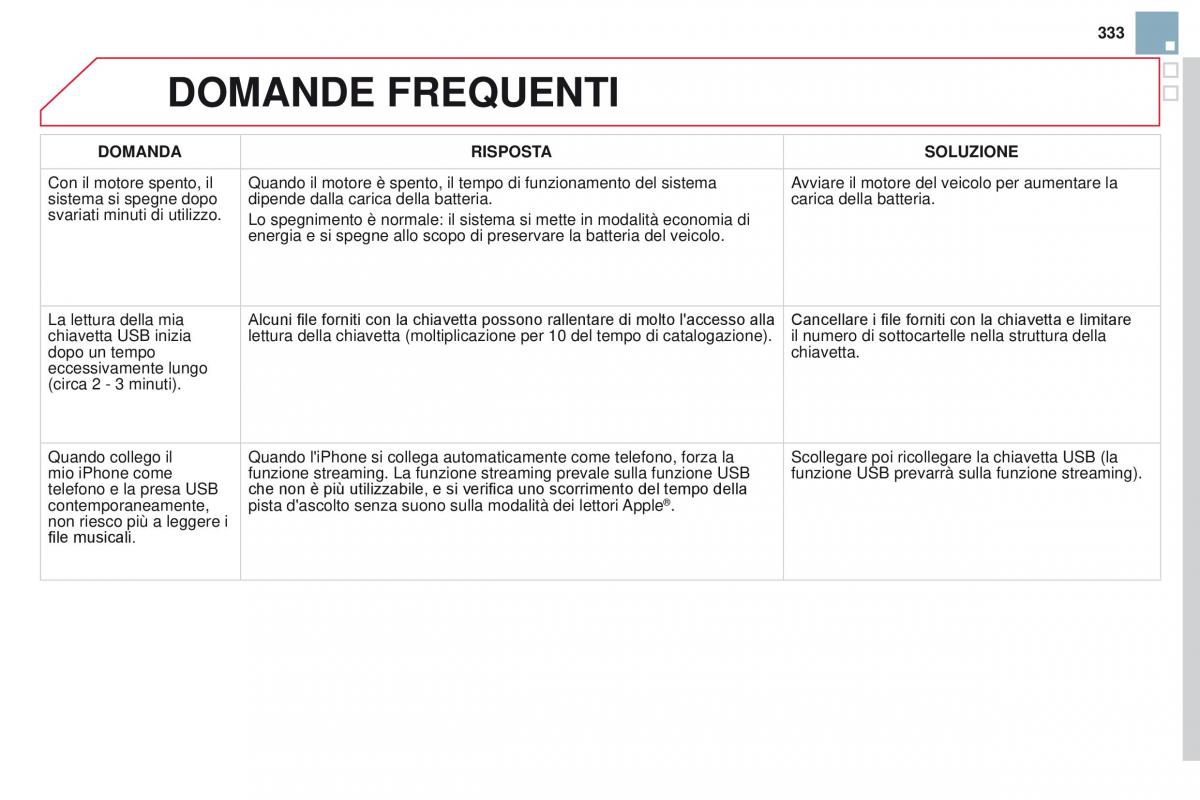 Citroen DS3 manuale del proprietario / page 335