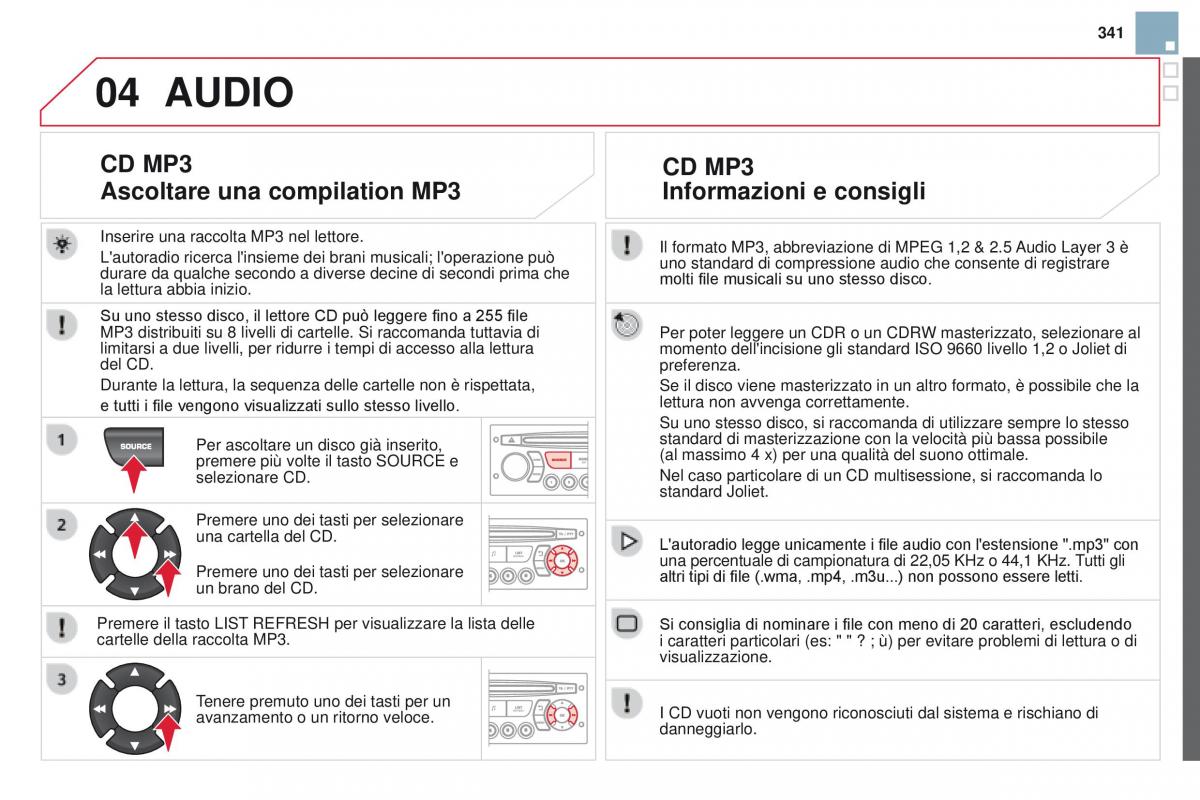 Citroen DS3 manuale del proprietario / page 343