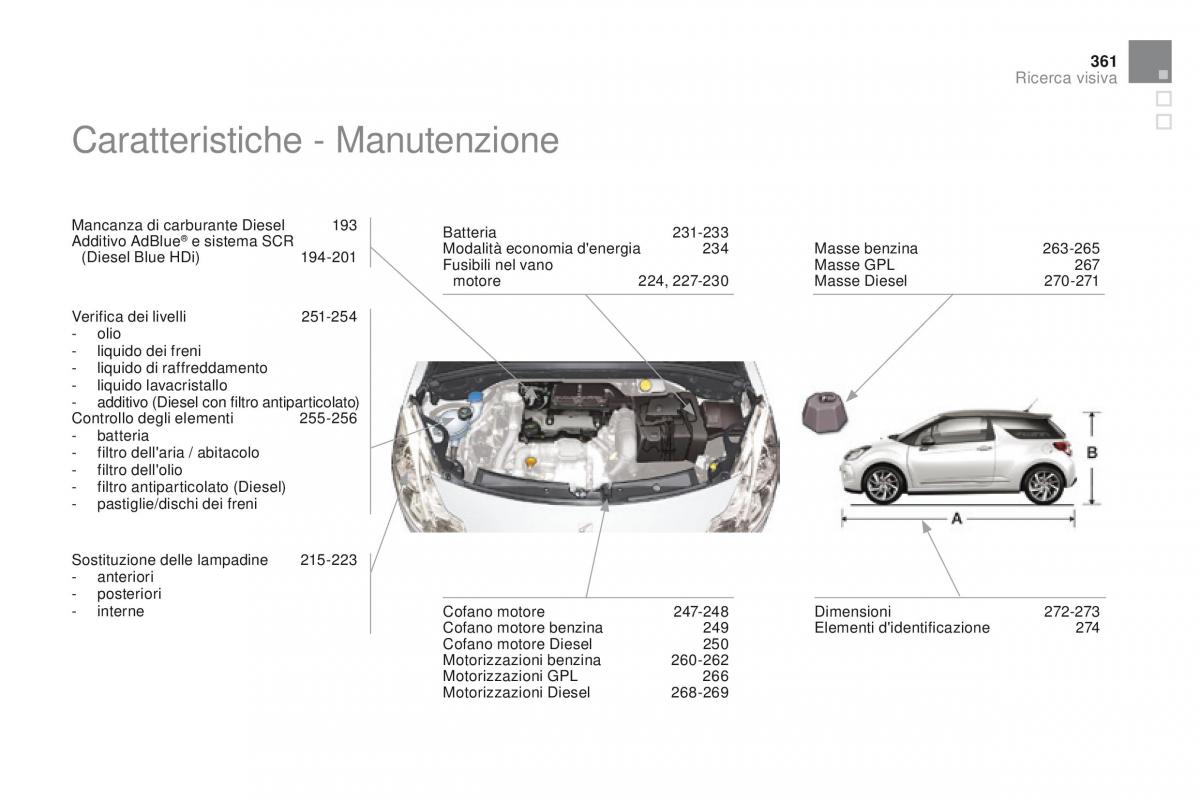 Citroen DS3 manuale del proprietario / page 363