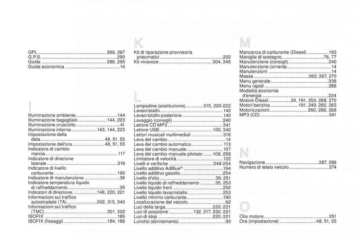 Citroen DS3 manuale del proprietario / page 366