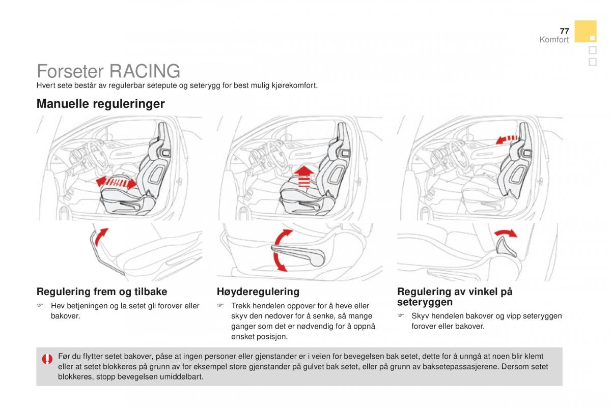 Citroen DS3 bruksanvisningen / page 79