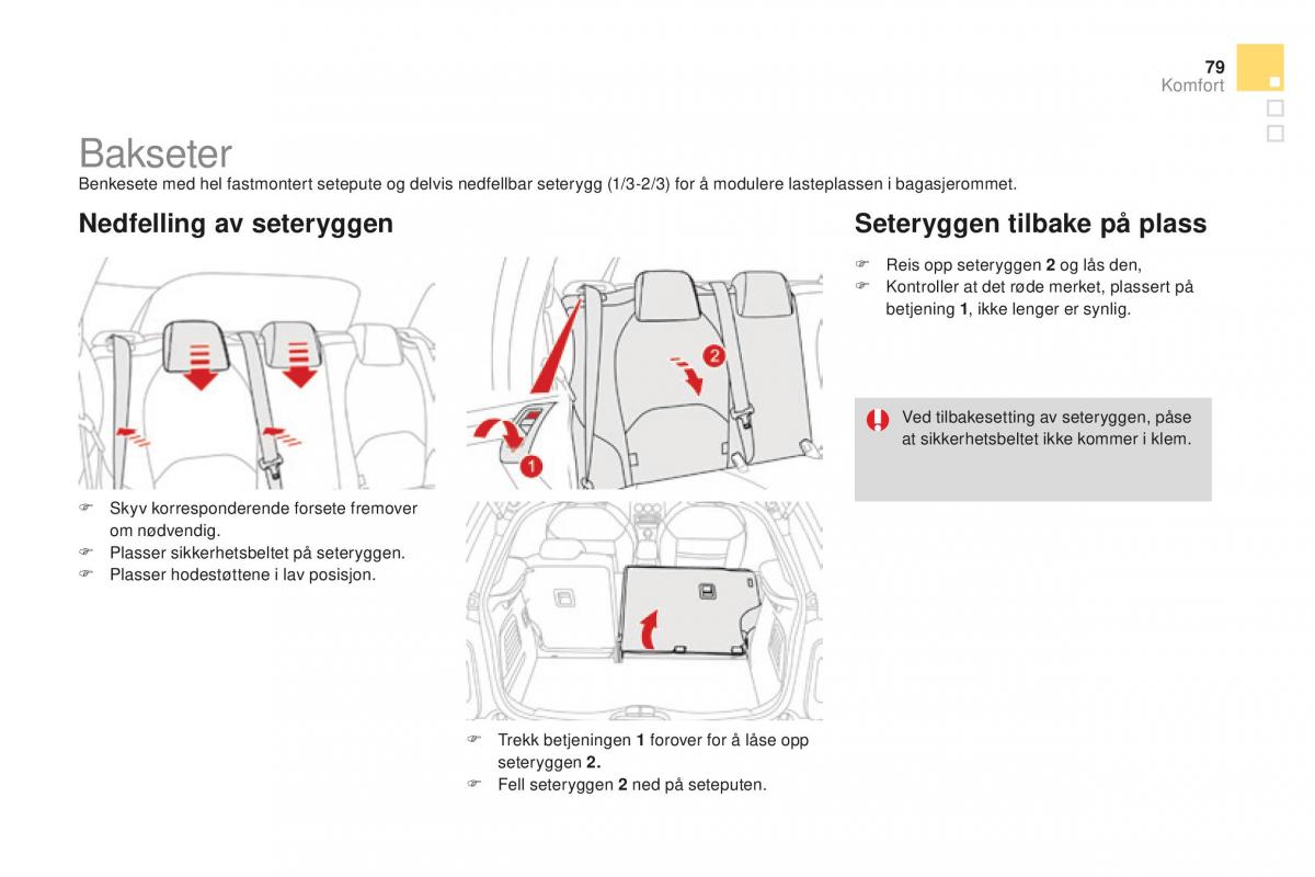 Citroen DS3 bruksanvisningen / page 81