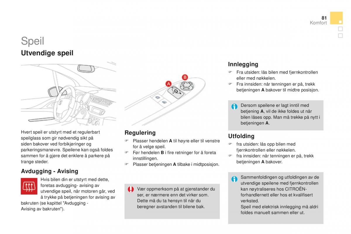 Citroen DS3 bruksanvisningen / page 83