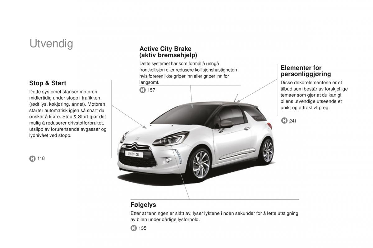 Citroen DS3 bruksanvisningen / page 10