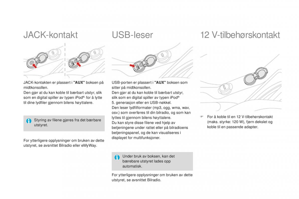 Citroen DS3 bruksanvisningen / page 102