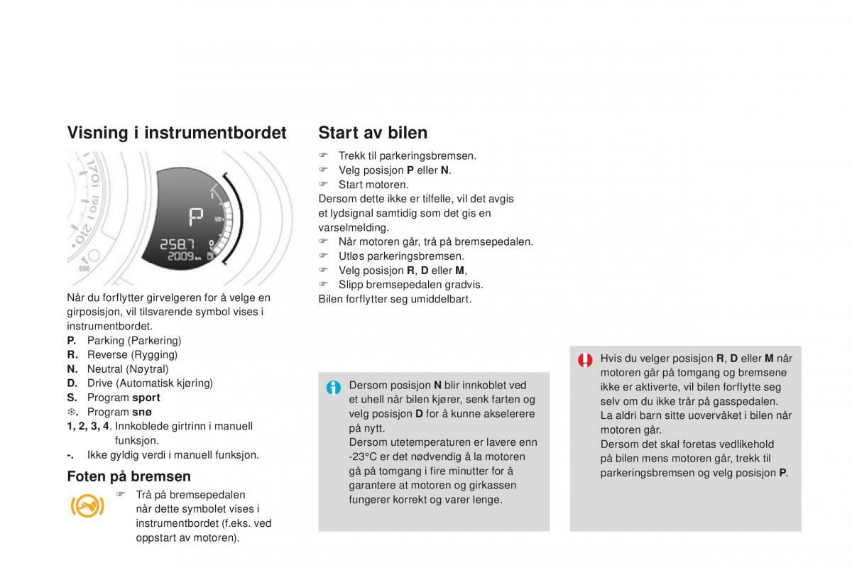 Citroen DS3 bruksanvisningen / page 116