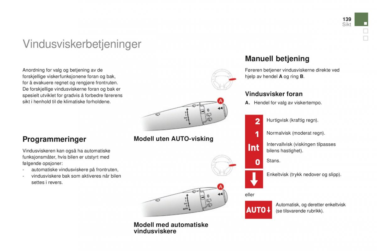 Citroen DS3 bruksanvisningen / page 141