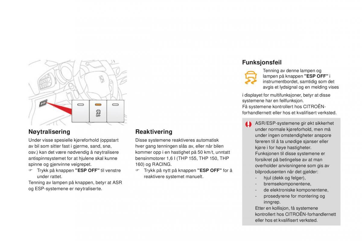 Citroen DS3 bruksanvisningen / page 158