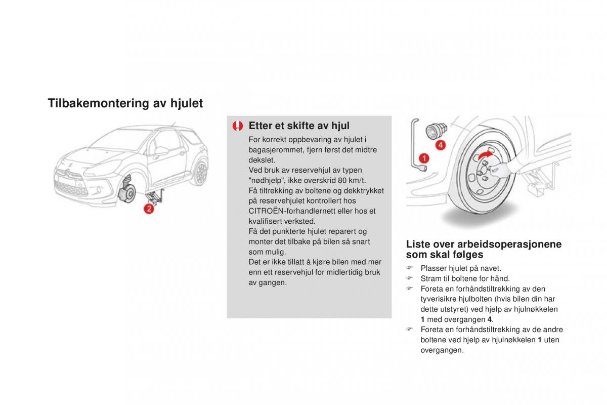 Citroen DS3 bruksanvisningen / page 214