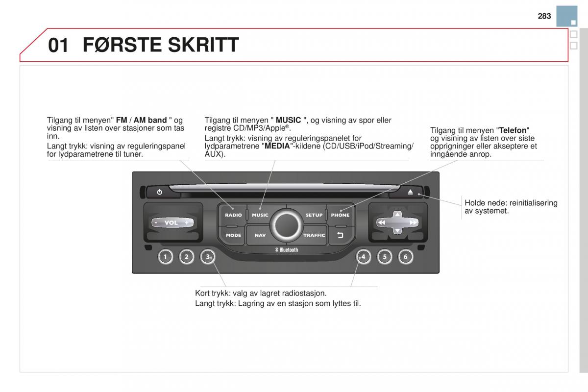 Citroen DS3 bruksanvisningen / page 285