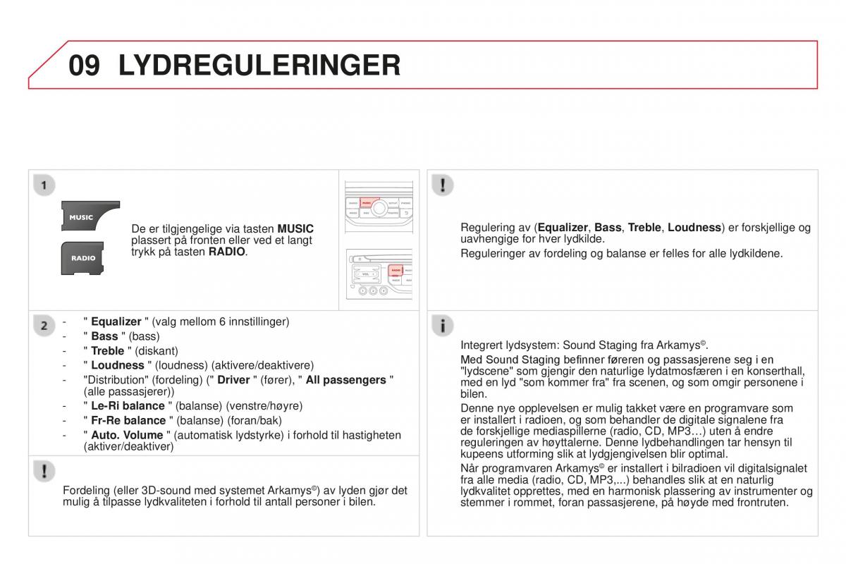 Citroen DS3 bruksanvisningen / page 324