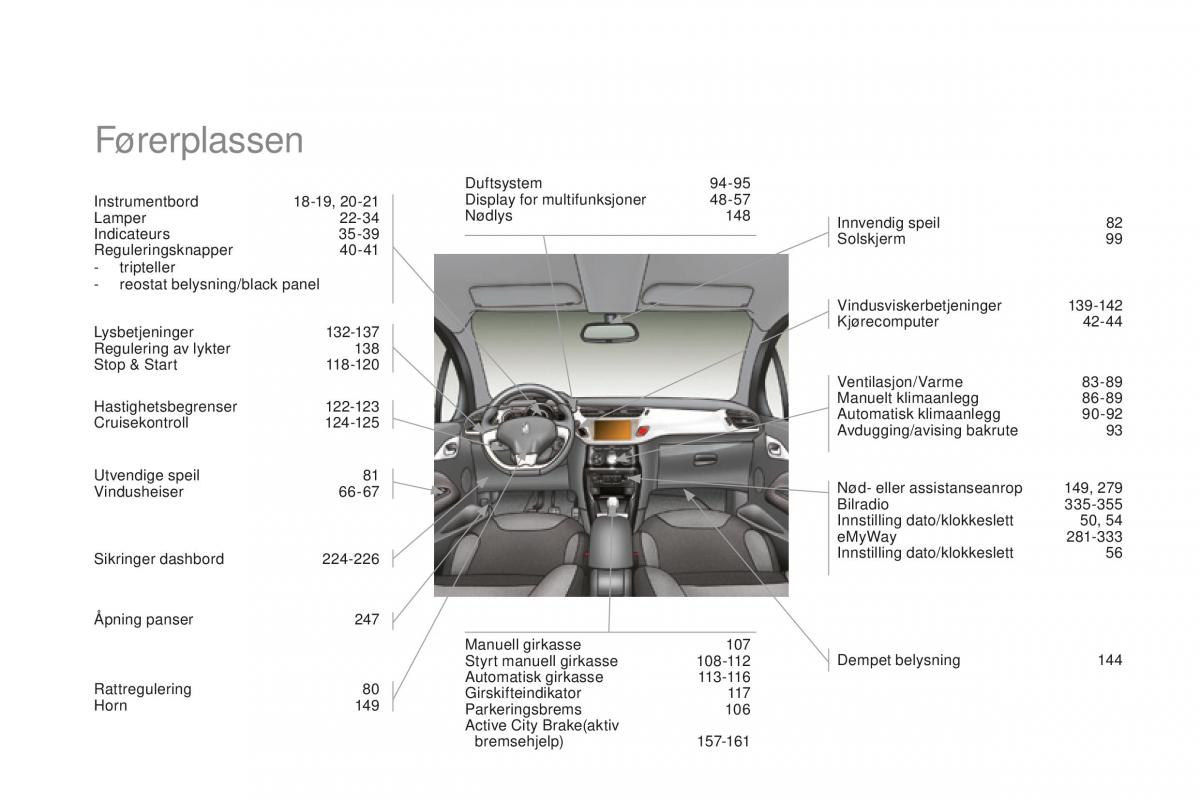 Citroen DS3 bruksanvisningen / page 362