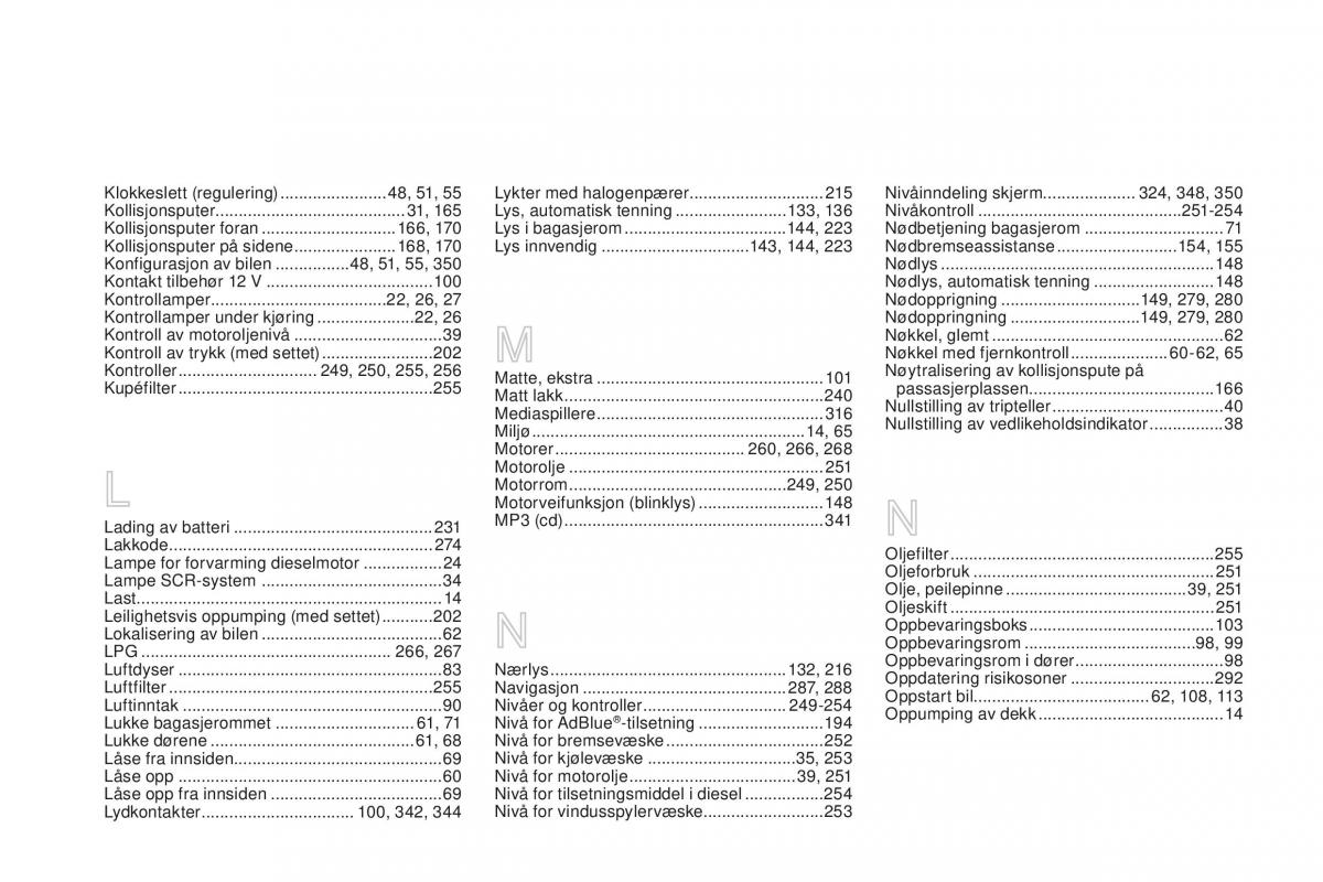 Citroen DS3 bruksanvisningen / page 366