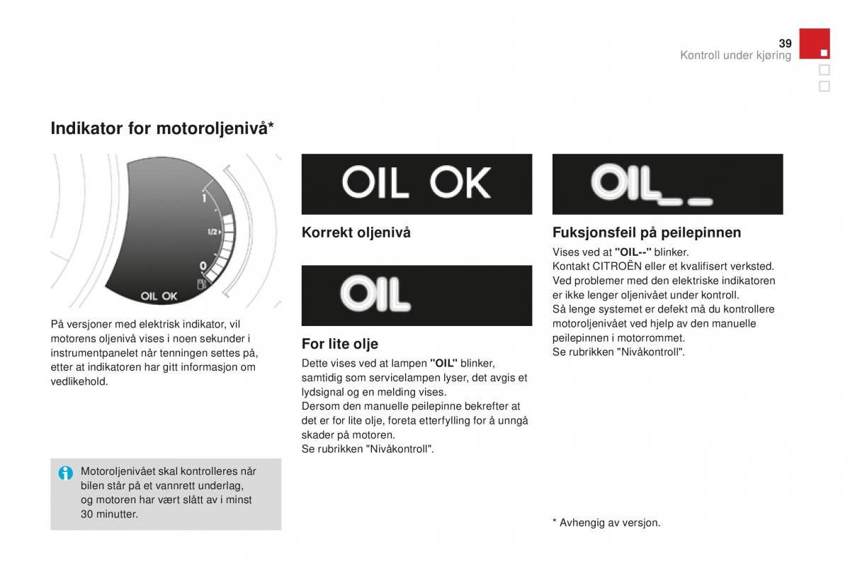 Citroen DS3 bruksanvisningen / page 41