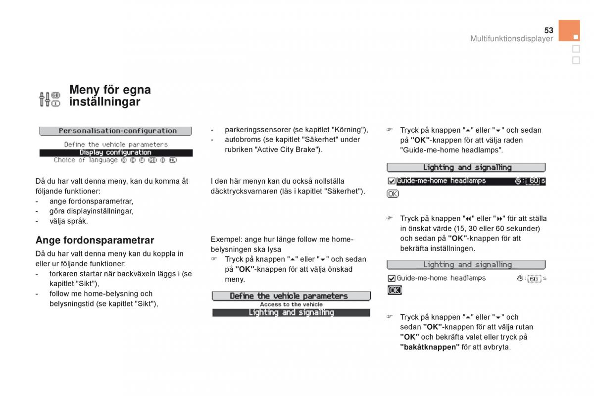 Citroen DS3 instruktionsbok / page 55