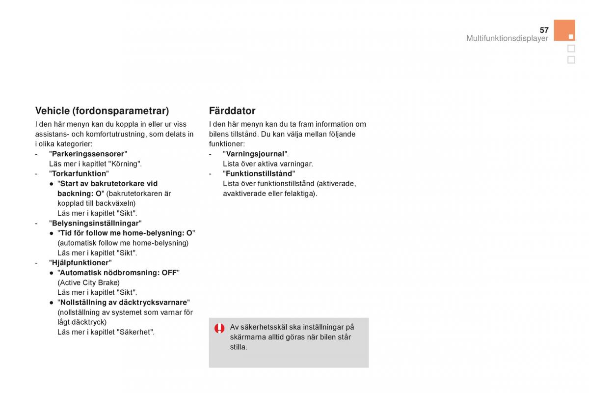 Citroen DS3 instruktionsbok / page 59