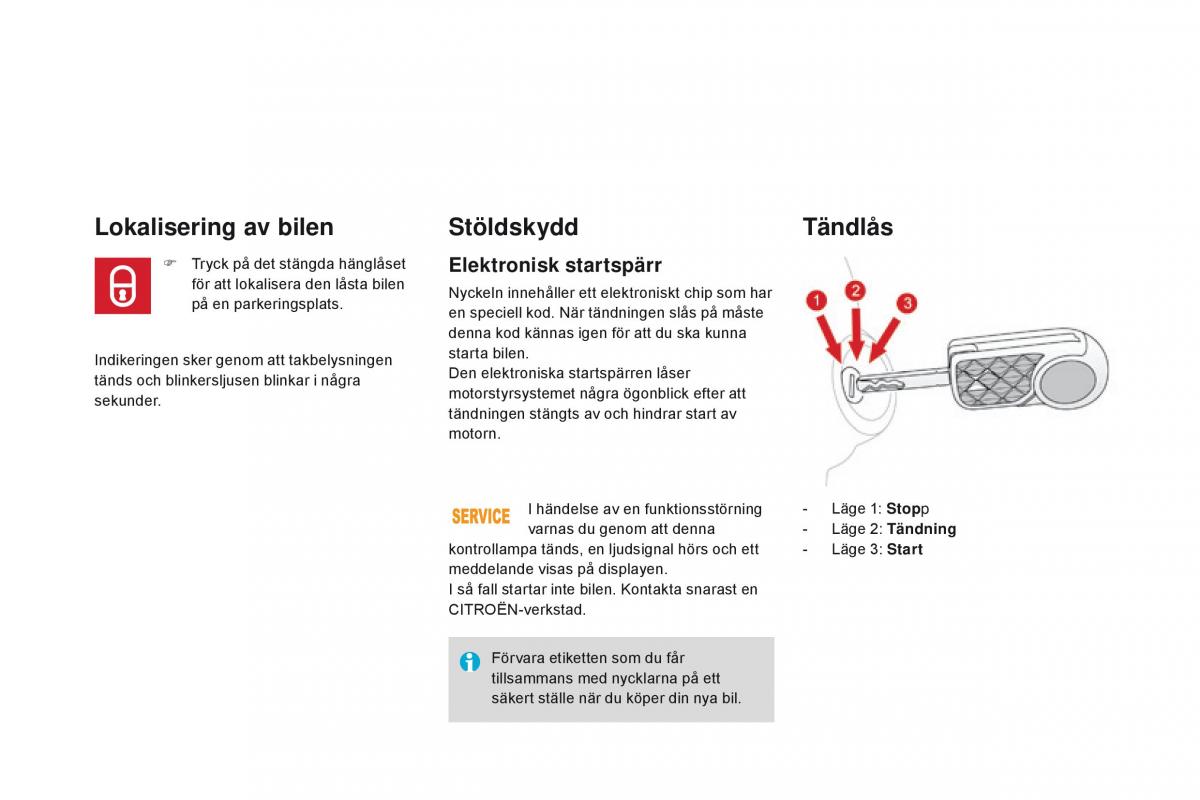 Citroen DS3 instruktionsbok / page 64