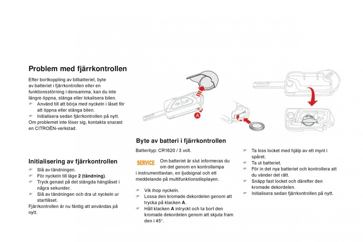 Citroen DS3 instruktionsbok / page 66