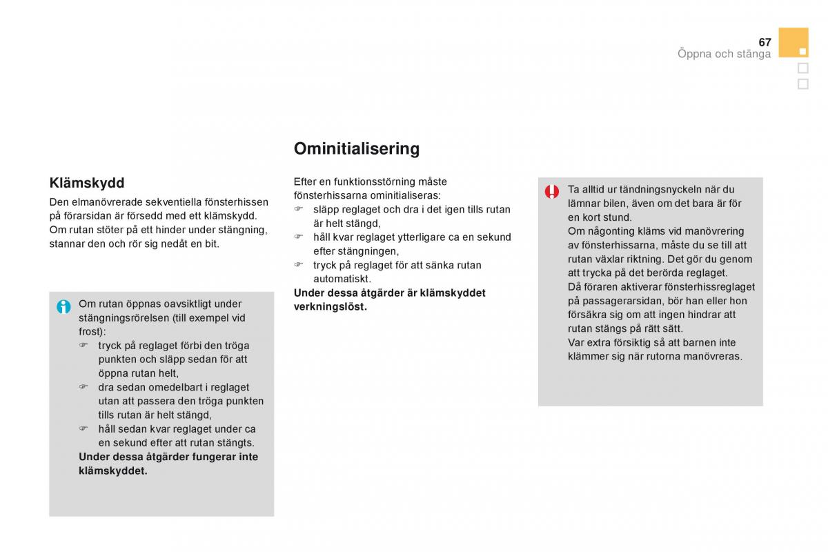 Citroen DS3 instruktionsbok / page 69