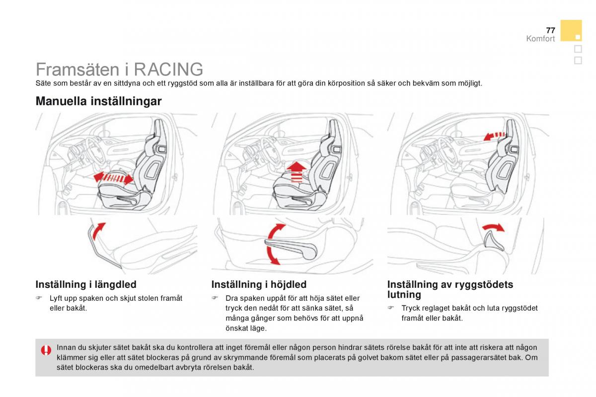 Citroen DS3 instruktionsbok / page 79