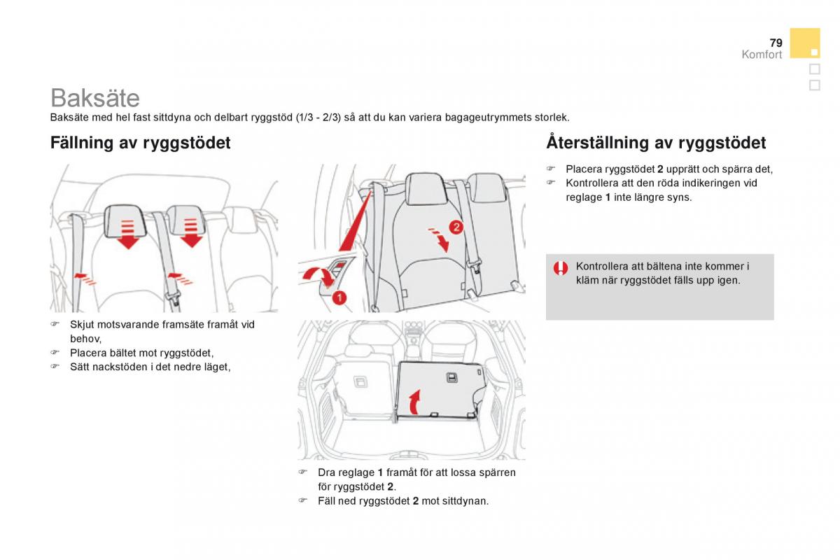 Citroen DS3 instruktionsbok / page 81