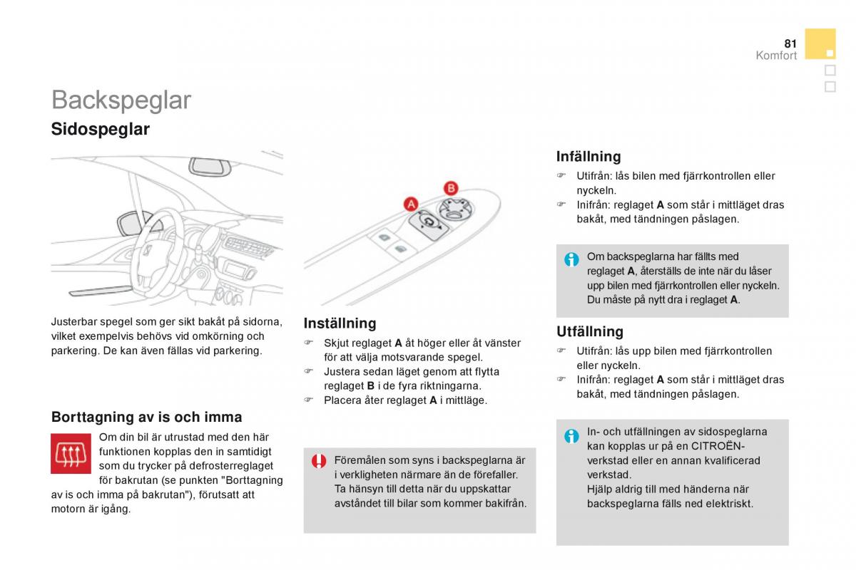 Citroen DS3 instruktionsbok / page 83