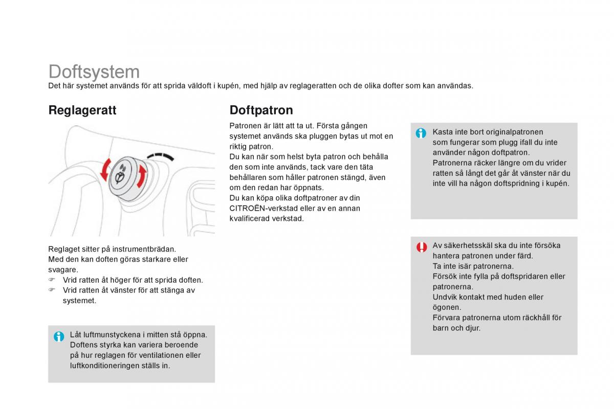 Citroen DS3 instruktionsbok / page 96