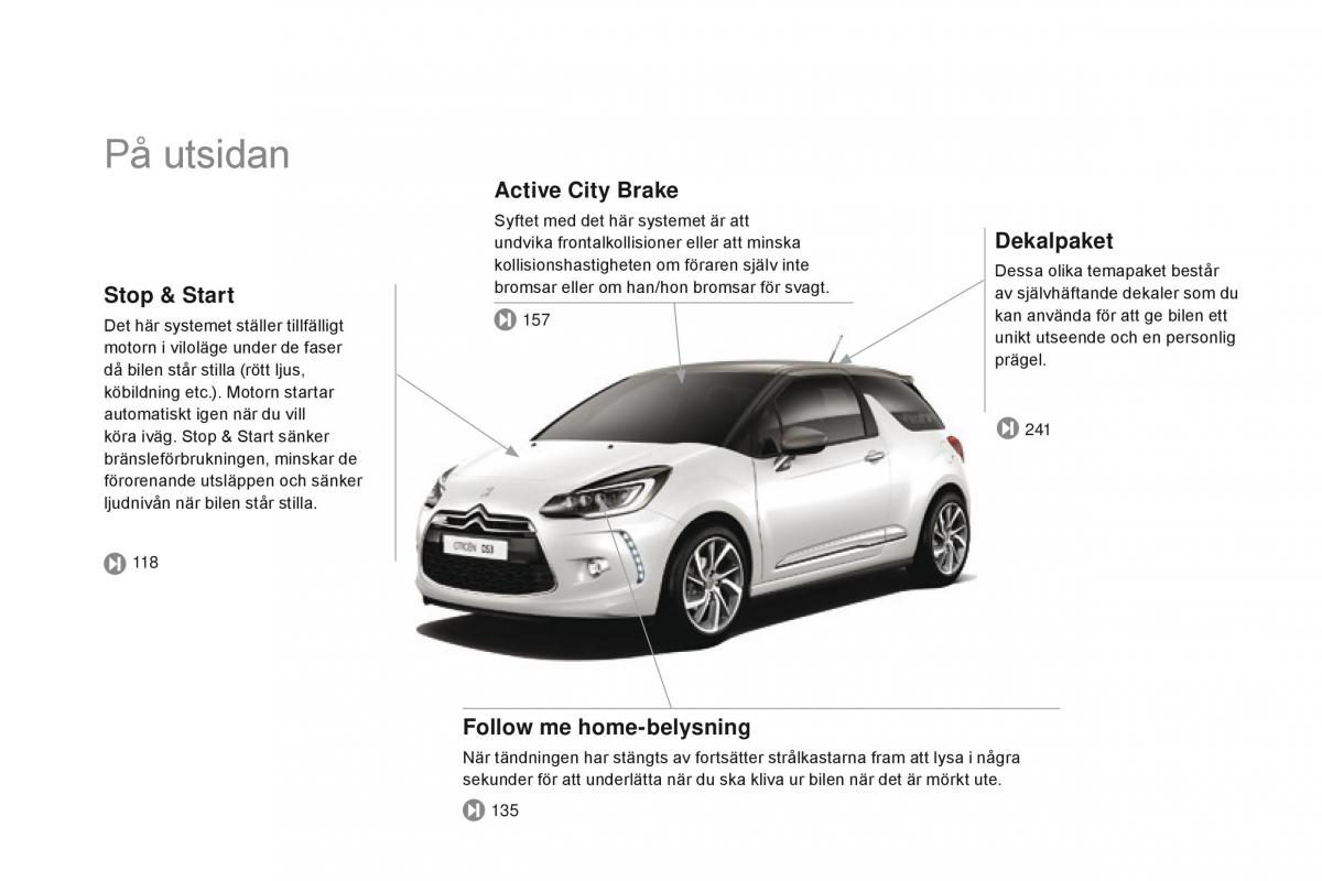 Citroen DS3 instruktionsbok / page 10