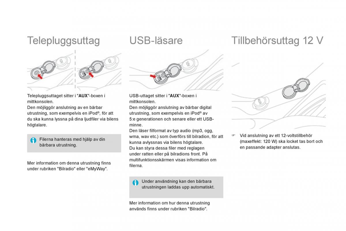 Citroen DS3 instruktionsbok / page 102