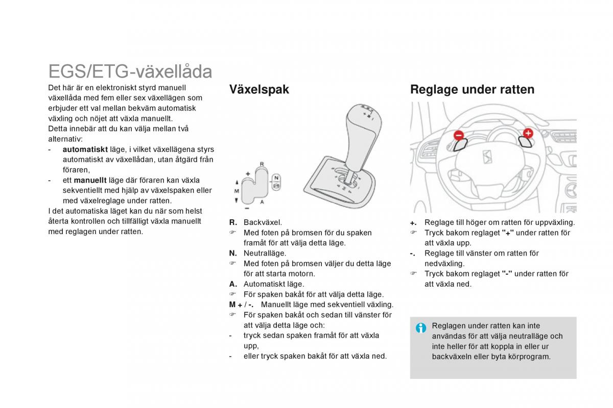 Citroen DS3 instruktionsbok / page 110