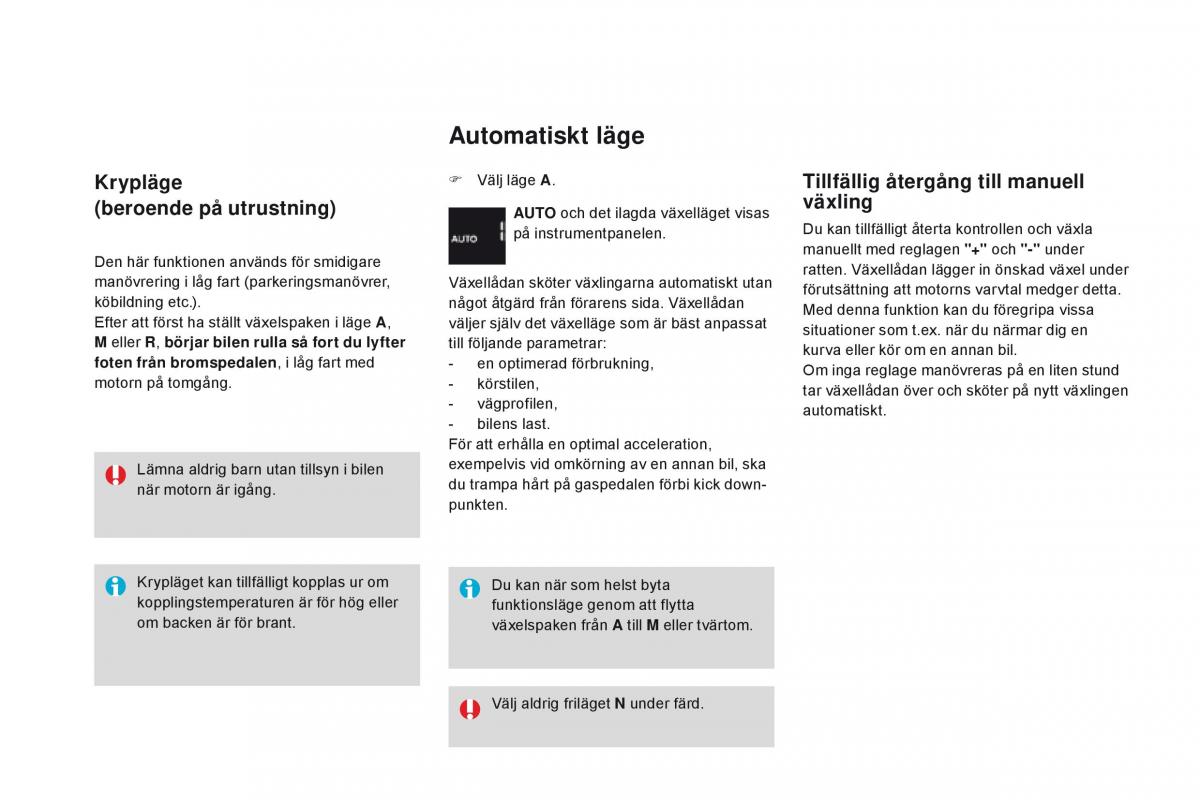 Citroen DS3 instruktionsbok / page 112