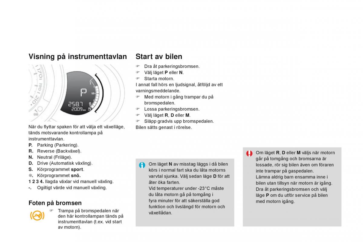 Citroen DS3 instruktionsbok / page 116