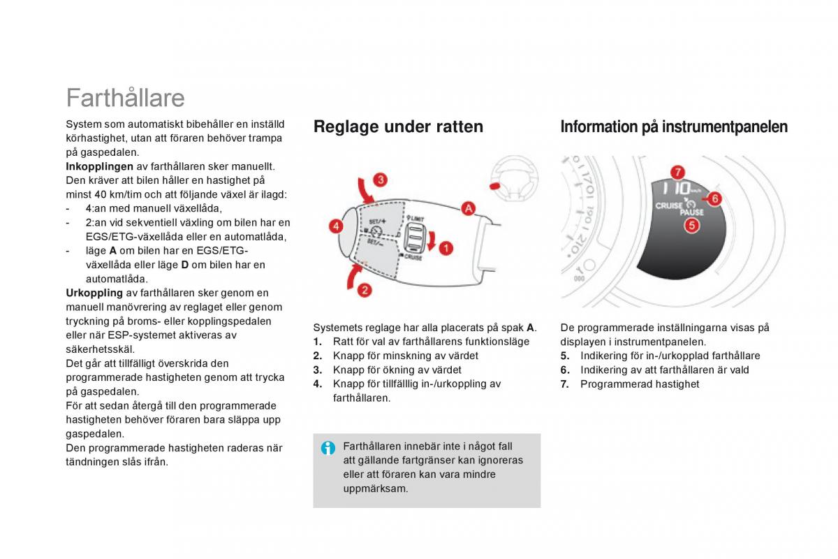 Citroen DS3 instruktionsbok / page 126