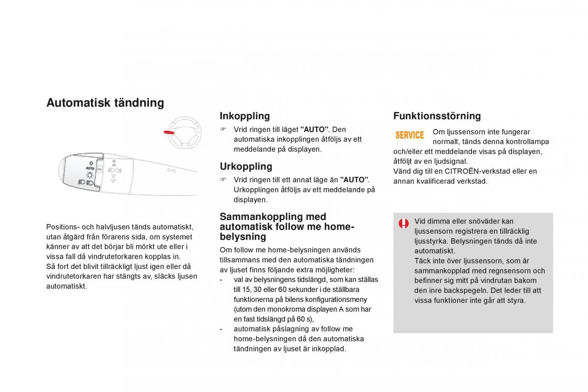 Citroen DS3 instruktionsbok / page 138