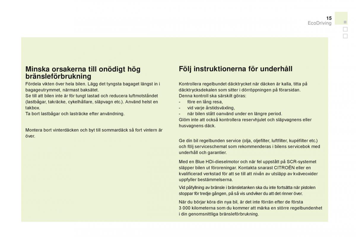 Citroen DS3 instruktionsbok / page 17