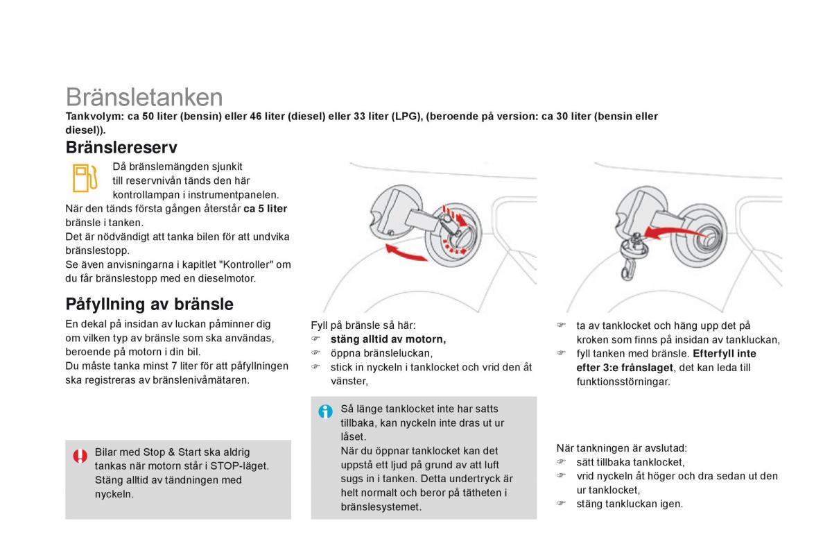 Citroen DS3 instruktionsbok / page 192