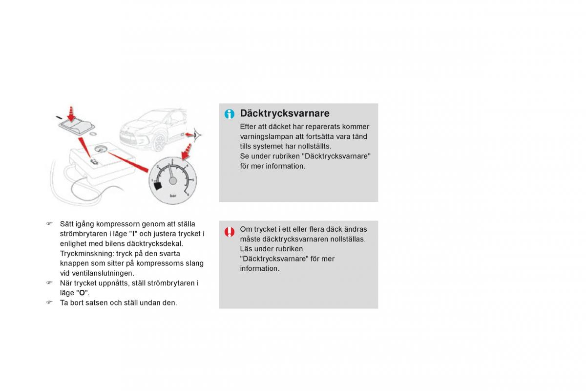 Citroen DS3 instruktionsbok / page 208