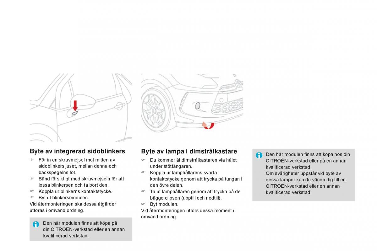 Citroen DS3 instruktionsbok / page 220