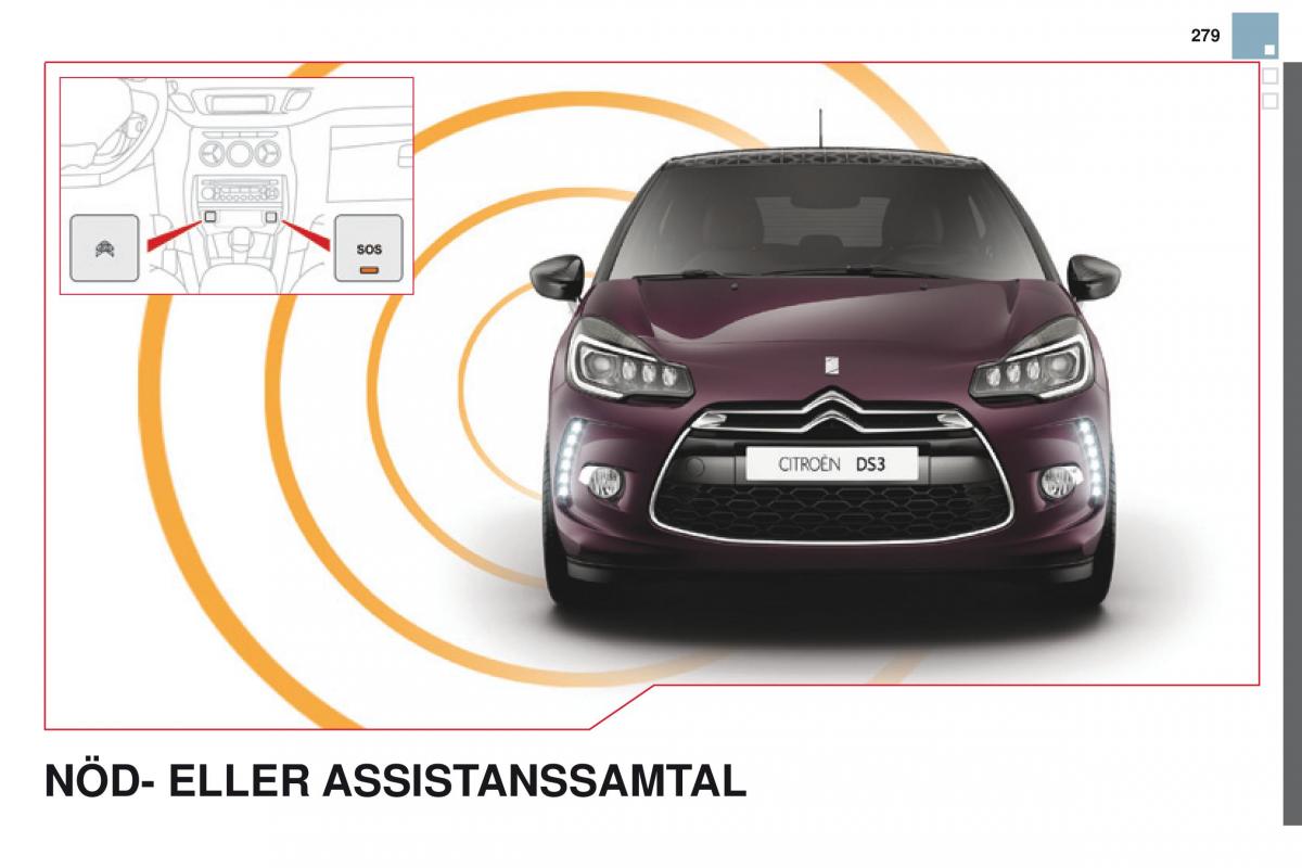 Citroen DS3 instruktionsbok / page 281