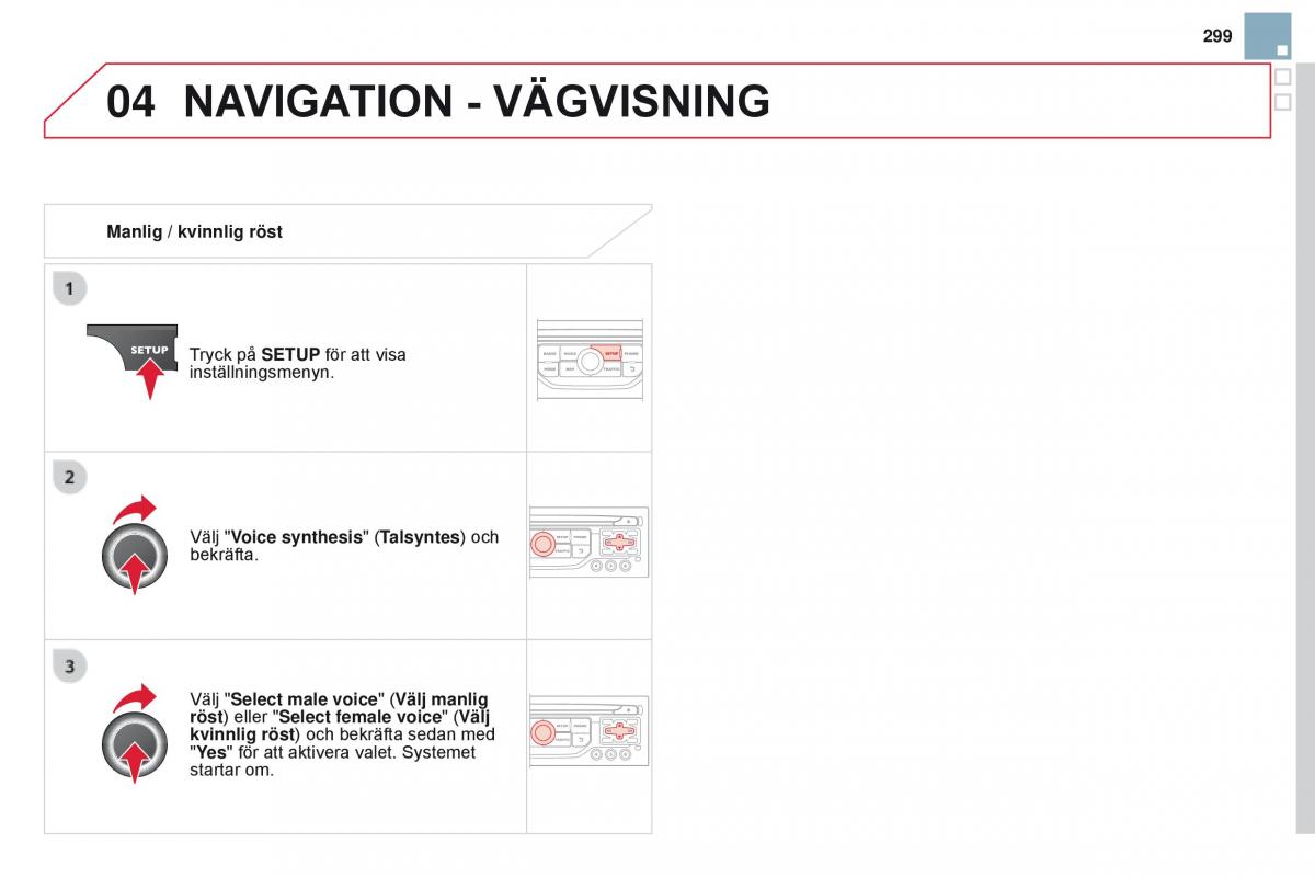 Citroen DS3 instruktionsbok / page 301