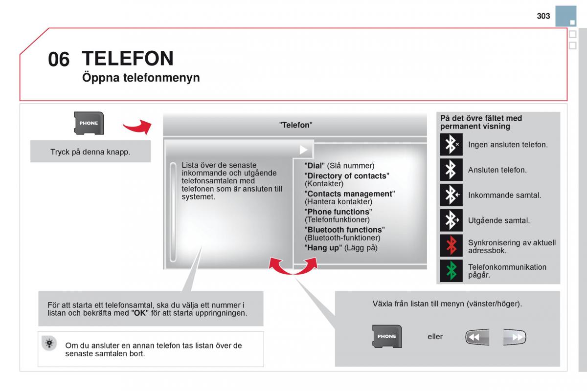 Citroen DS3 instruktionsbok / page 305