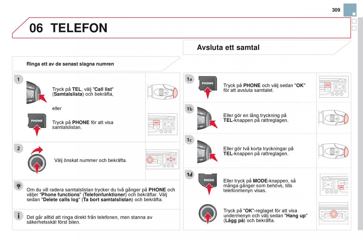 Citroen DS3 instruktionsbok / page 311