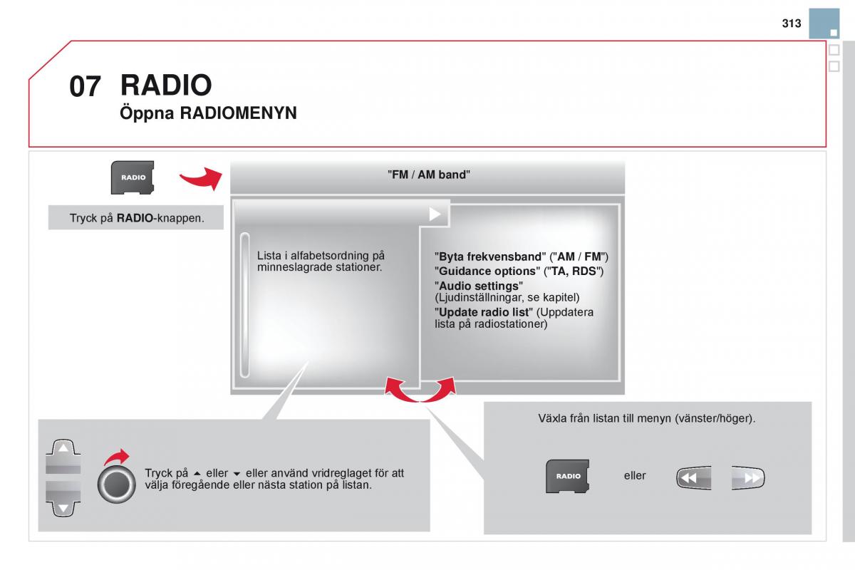 Citroen DS3 instruktionsbok / page 315