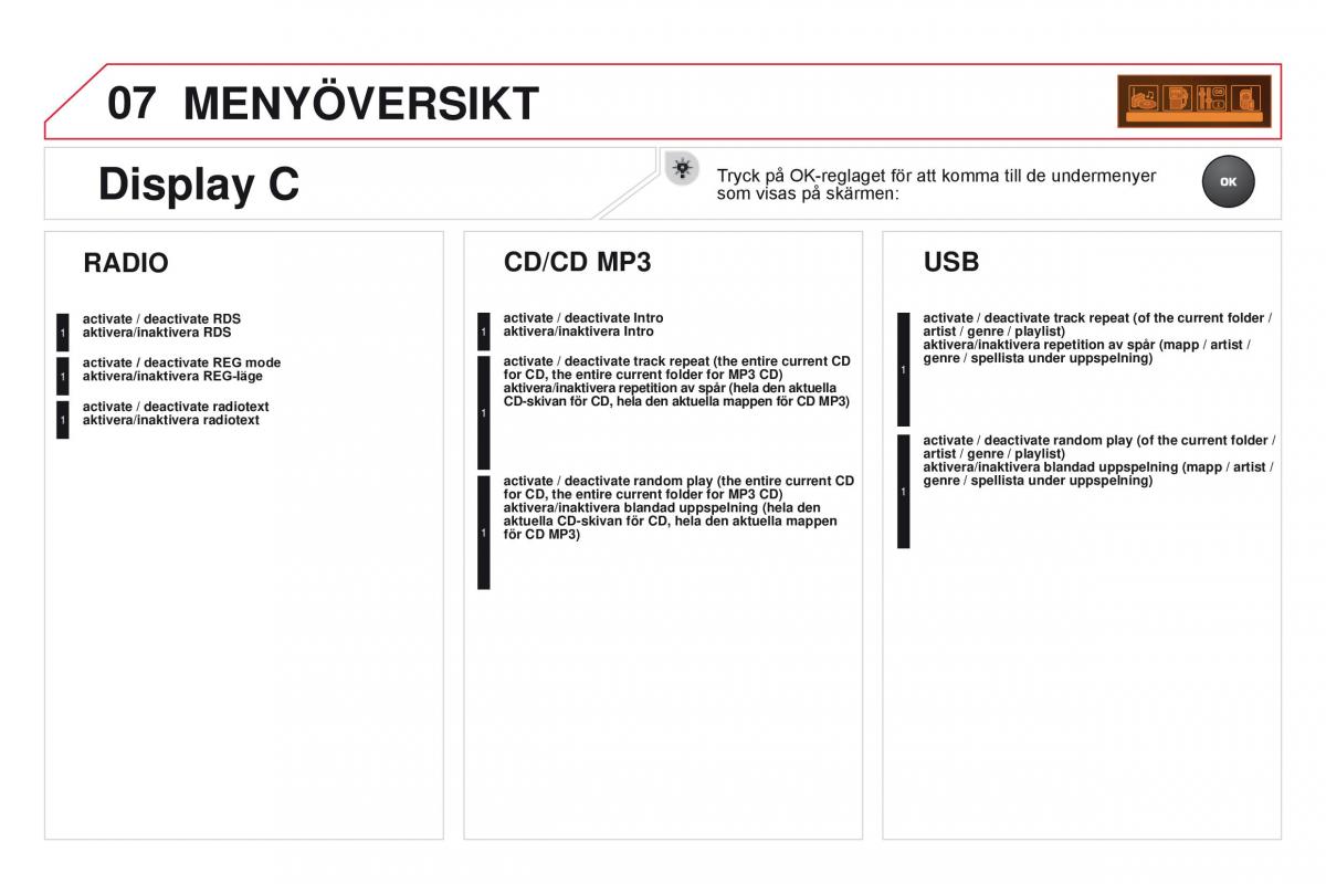 Citroen DS3 instruktionsbok / page 352