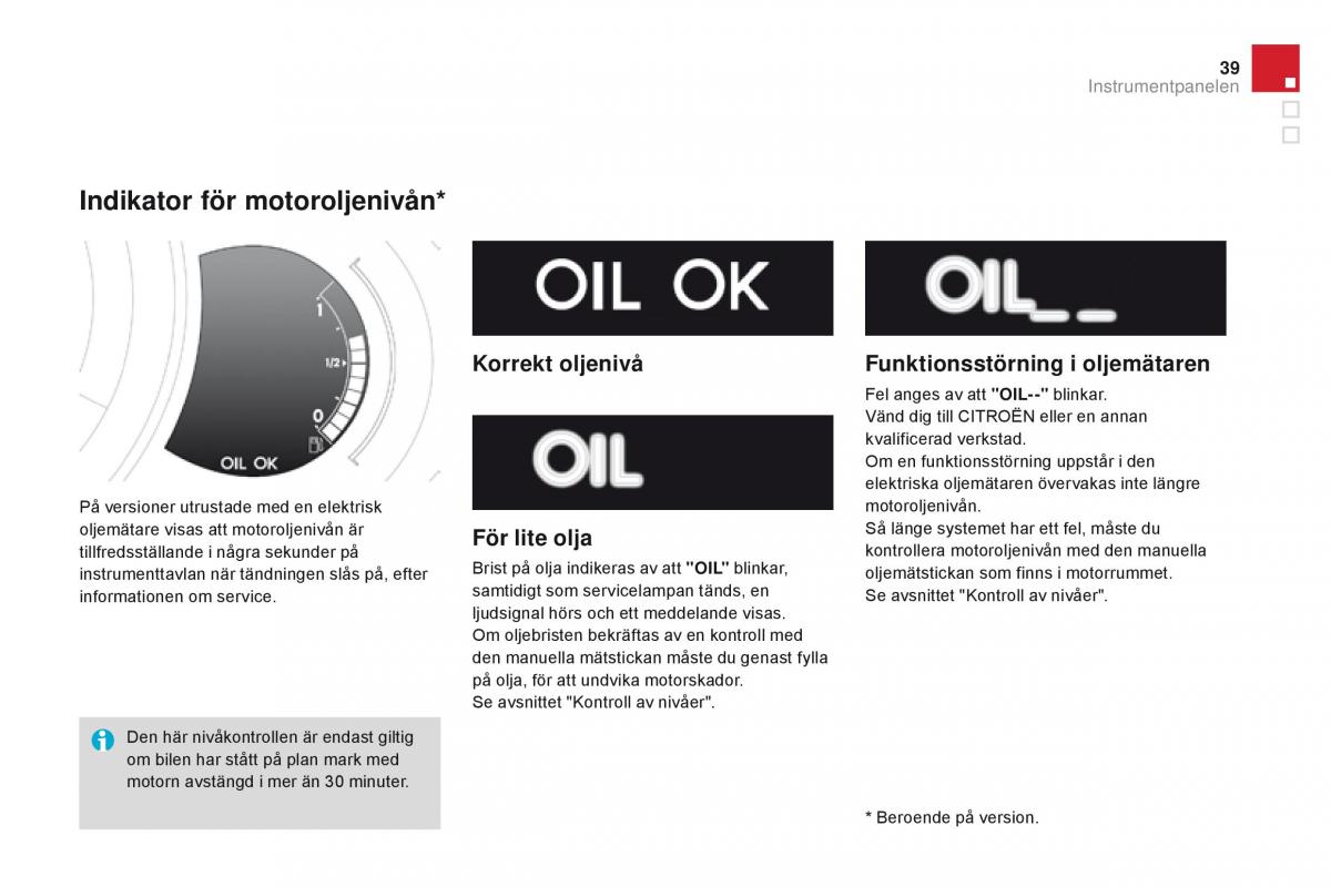 Citroen DS3 instruktionsbok / page 41