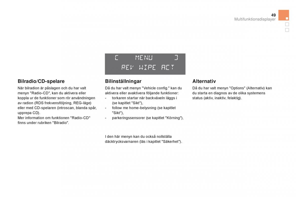 Citroen DS3 instruktionsbok / page 51