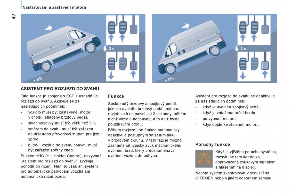 Citroen Jumper II 2 navod k obsludze / page 44