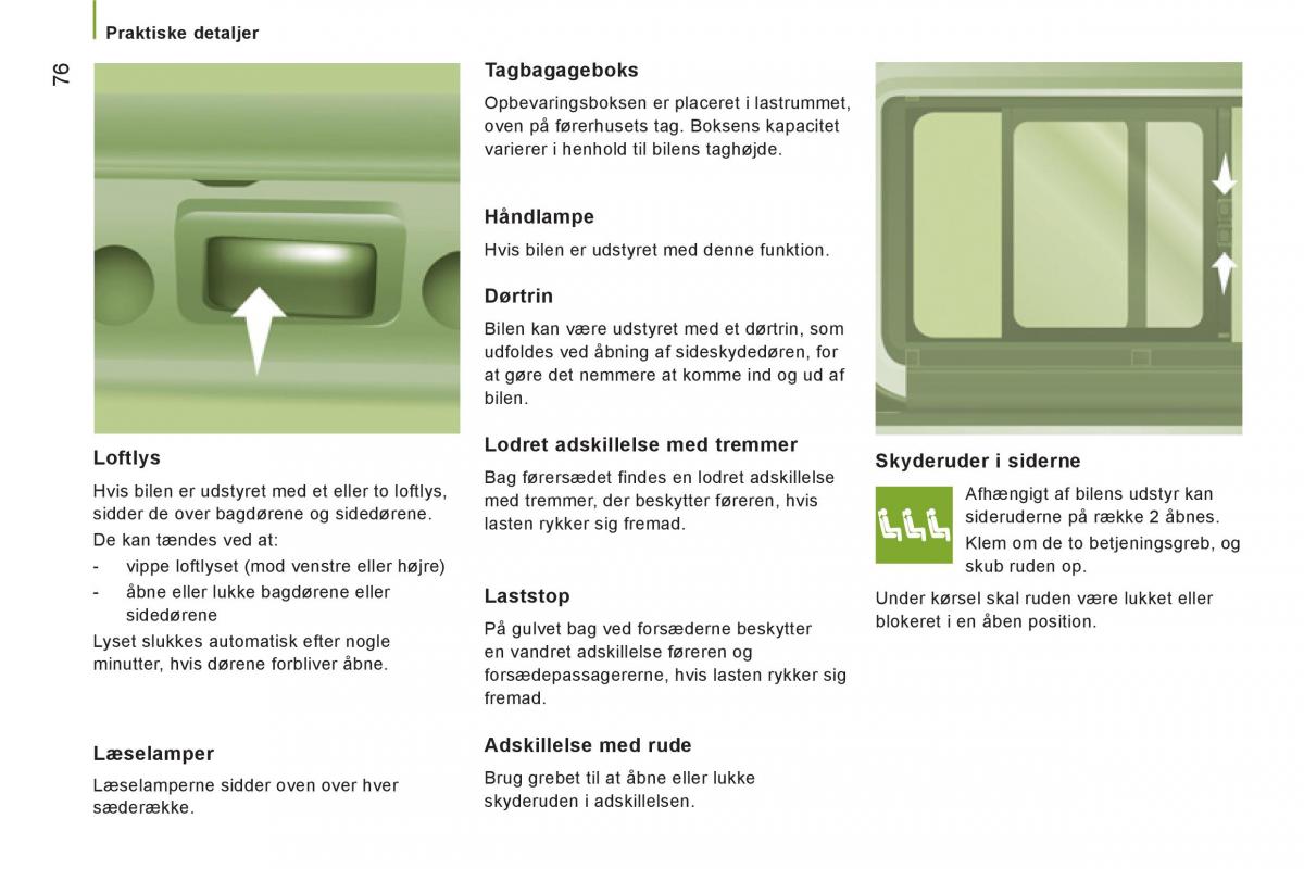 Citroen Jumper II 2 Bilens instruktionsbog / page 78